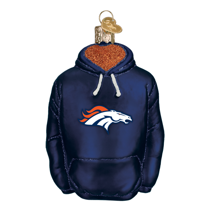 Denver Broncos Hoodie 71003 Old World Christmas Ornament