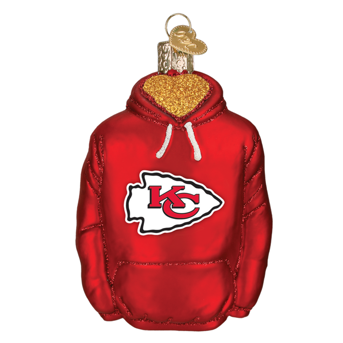 Kansas City Chiefs Hoodie 71603 Old World Christmas Ornament