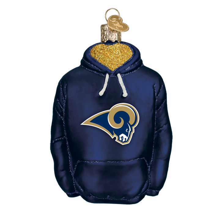 Los Angeles Rams Hoodie 71703 Old World Christmas Ornament