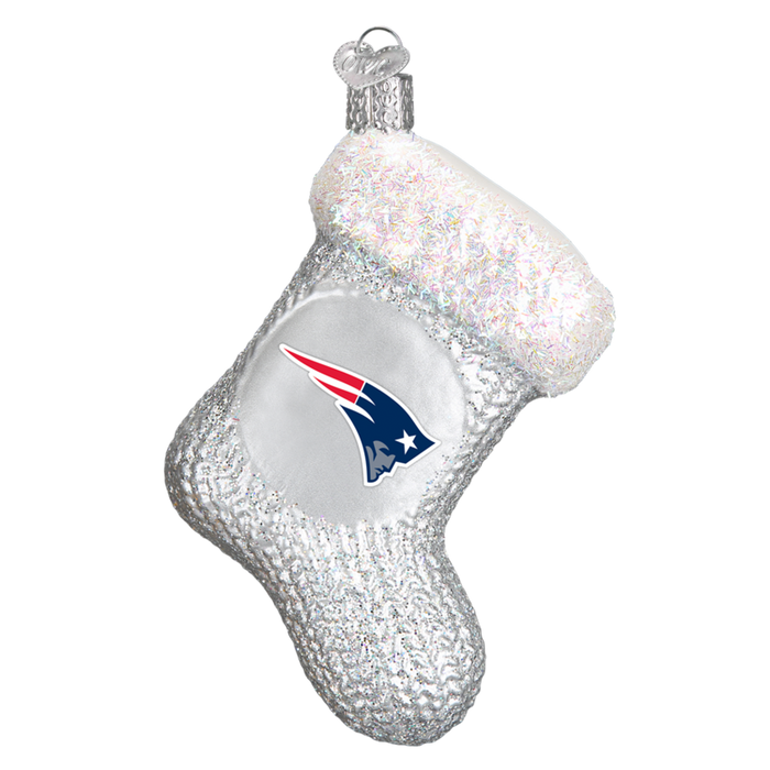 New England Patriots Stocking 72008 Old World Christmas Ornament