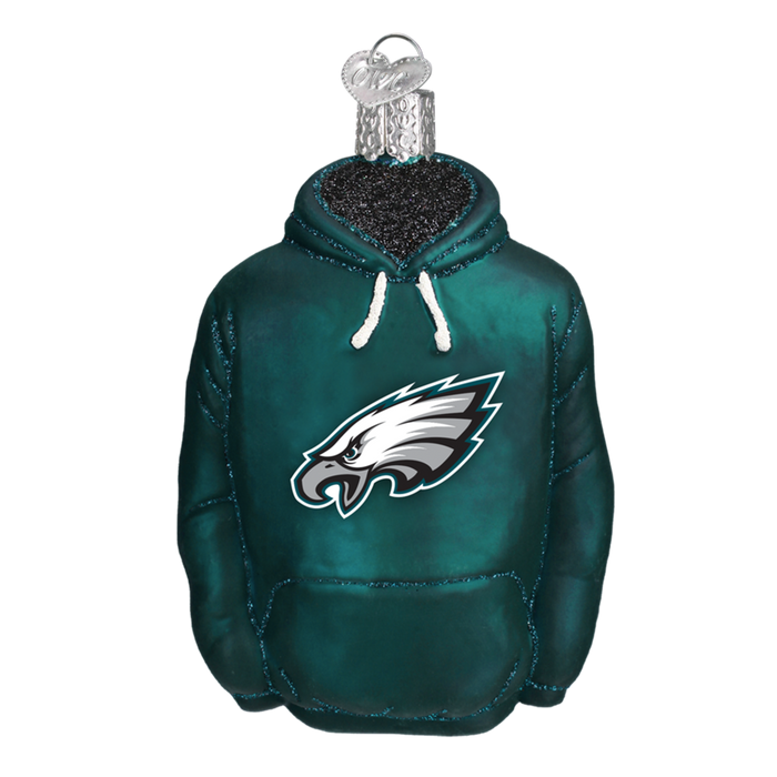 Philadelphia Eagles Hoodie 72503 Old World Christmas Ornament