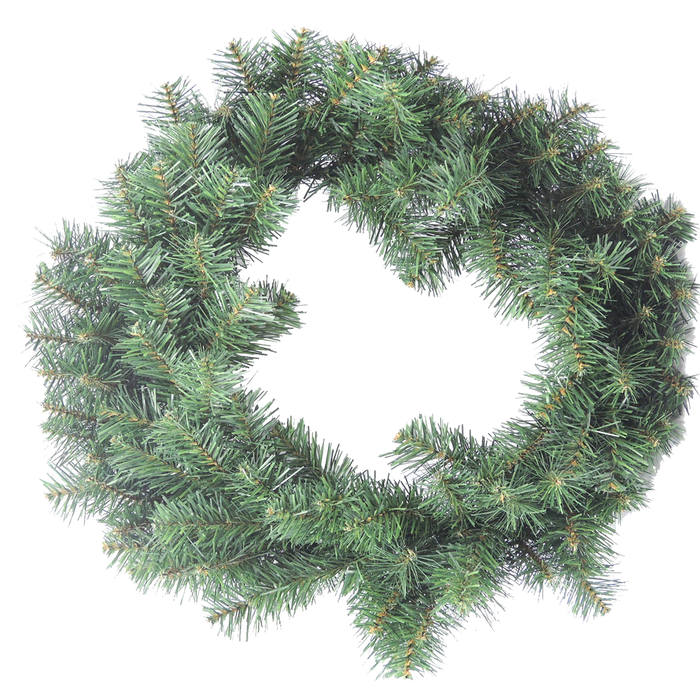 24" Green Columbia Pine Wreath 84411WR24