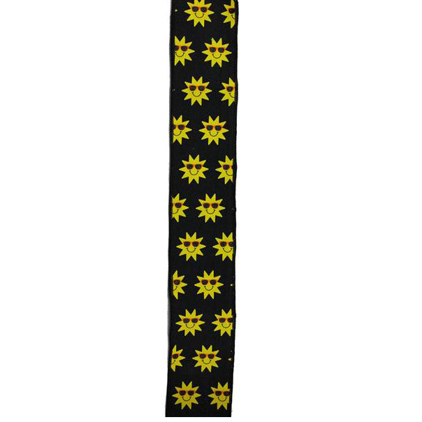 2.5" Sunshine Black Yellow Orange Ribbon RGA137902