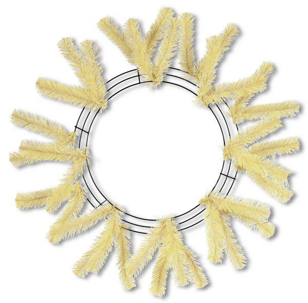 24" Work Wreath Cream XX748839