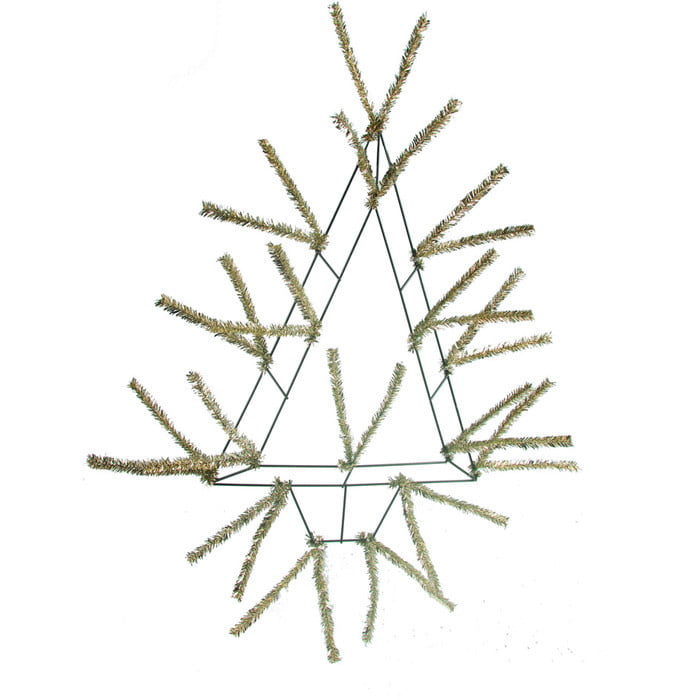 20" Pencil Open Wall Tree Metallic Gold XX765408