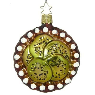 Kiwi Torte Christmas Ornament Inge-Glas of Germany 68107